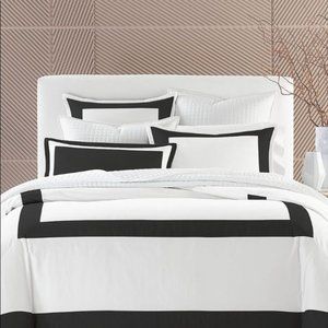 Hotel Collection Colorblock SupimaCotton Duvet Cover, Full/Queen,